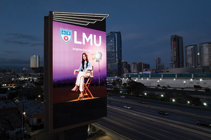 BMO Stadium LMU Brighter Sign