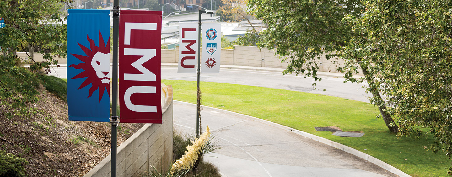 LMU Pole Signage