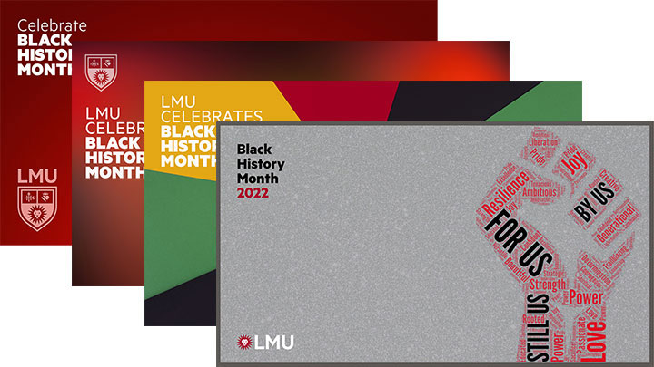 Black History Month 2022 Zoom background series