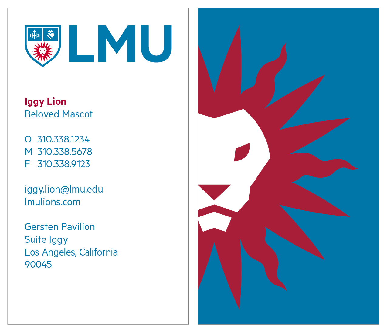 LMU Acronym Business Cards